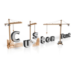 Crane Custom Text Customizable PowerPoint clipart graphic preview.