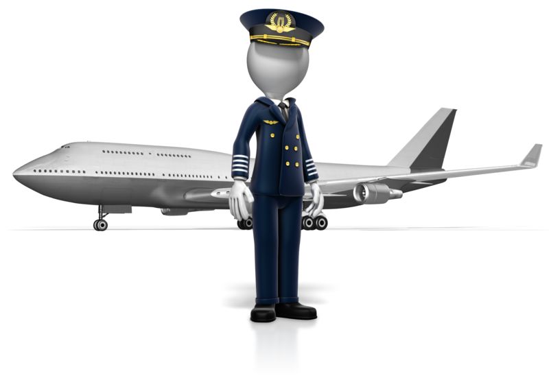 High-resolution clipart illustration of Pilot Standing In Front of Airplane, designed for creative multimedia presentations, dynamic visual storytelling, and professional content design.