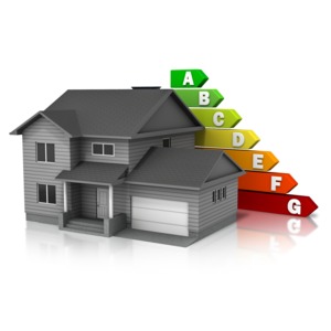 House Energy Rating PowerPoint clipart graphic preview.
