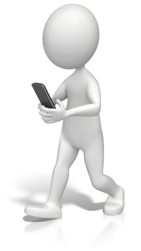 High-resolution clipart illustration of Texting And Walking, designed for global supply chain logistics, international market analysis, and regional business expansion tracking.