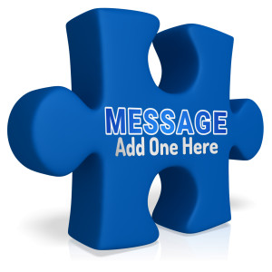 Simple Puzzle Piece Customizable PowerPoint clipart graphic preview.