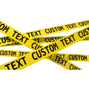 Custom Wall Of Crime Scene Tape Customizable PowerPoint clipart graphic preview.