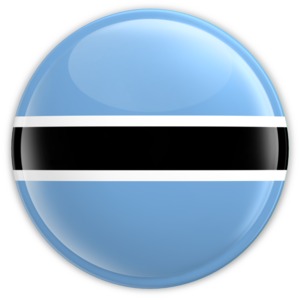 Botswana Button PowerPoint clipart graphic preview.