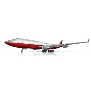Airliner On Ground PowerPoint clipart graphic preview.