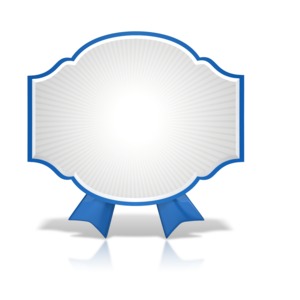 Label Rays Decor PowerPoint clipart graphic preview.