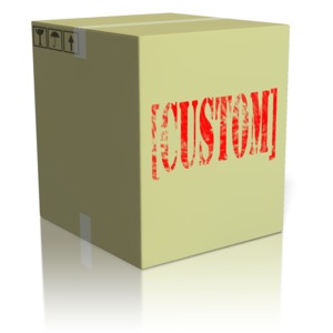Custom Text On Box Customizable PowerPoint clipart graphic preview.