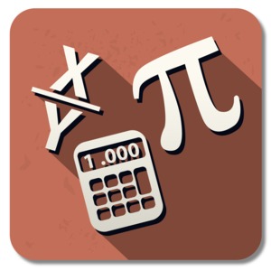 Algebra Square Icon PowerPoint clipart graphic preview.