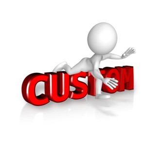 Figure Trips Custom Text Customizable PowerPoint clipart graphic preview.