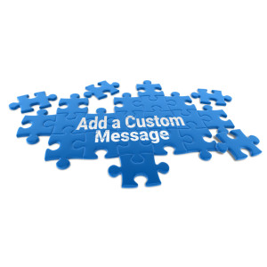 Puzzle Pieces Custom Customizable PowerPoint clipart graphic preview.