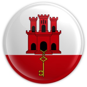 Gibraltar Button PowerPoint clipart graphic preview.