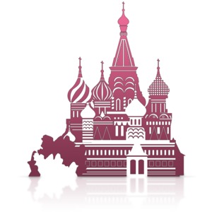 Saint Basils Cathedral Kremlin PowerPoint clipart graphic preview.