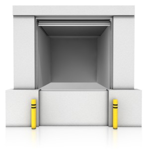 Loading Dock Open Bay PowerPoint clipart graphic preview.