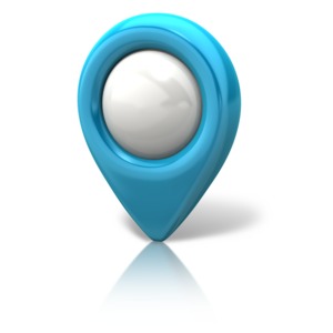 Navigation Pointer Light PowerPoint clipart graphic preview.