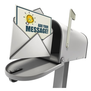 Open Custom Letter In Mailbox Customizable PowerPoint clipart graphic preview.