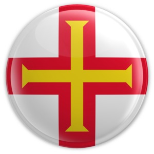 Guernsey Badge PowerPoint clipart graphic preview.