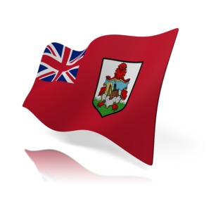 Bermuda Flag PowerPoint clipart graphic preview.