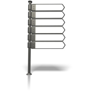 Street Sign Facing Right PowerPoint clipart graphic preview.