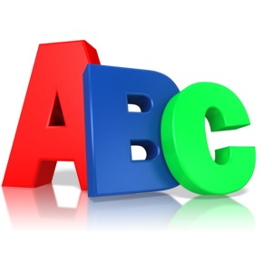 Abc PowerPoint clipart graphic preview.