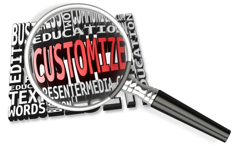High-resolution customizable clipart of Magnify Word Custom Text Mosaic, designed for corporate facility safety compliance, residential property access control, and physical security asset management.