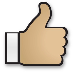 Hand Thumbs Up Cuff PowerPoint clipart graphic preview.