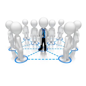 Doctor Network People PowerPoint clipart graphic preview.