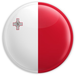 Malta Badge PowerPoint clipart graphic preview.