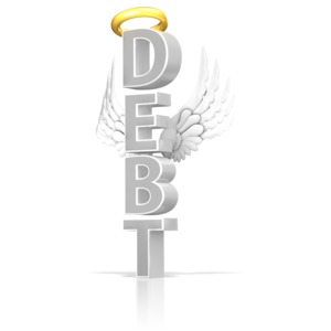Good Debt PowerPoint clipart graphic preview.