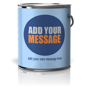 Custom Paint Can Customizable PowerPoint clipart graphic preview.