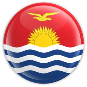 Kiribati Badge PowerPoint clipart graphic preview.