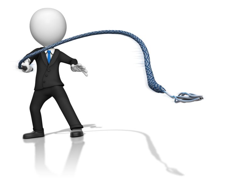 High-resolution clipart illustration of Boss Figure Using a Whip, designed for corporate operations tracking, strategic business execution, and professional reporting.