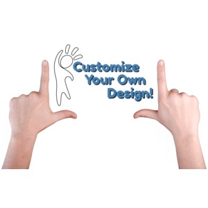Hands Frame Idea Custom Customizable PowerPoint clipart graphic preview.