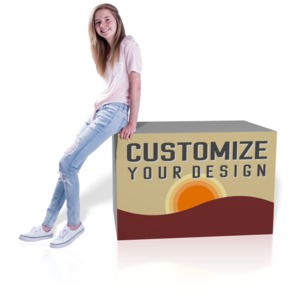 Teen Girl Lean Custom Customizable PowerPoint clipart graphic preview.