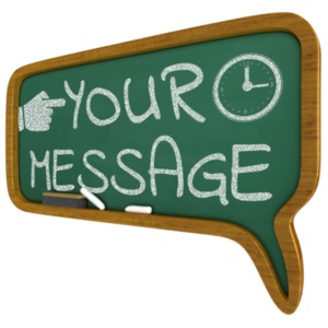 Chalkboard Callout Custom Bubble Customizable PowerPoint clipart graphic preview.
