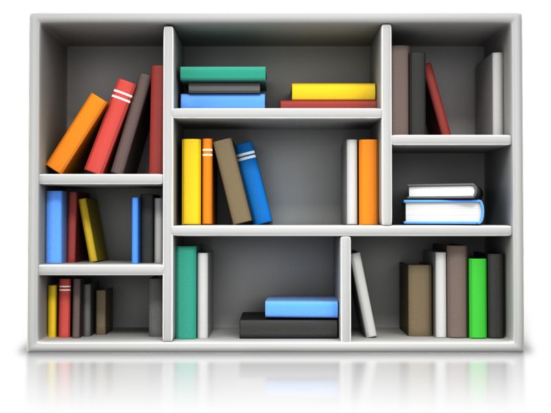 High-resolution clipart illustration of Book Compartment Shelving, designed for academic lesson planning, classroom engagement, and interactive learning frameworks.