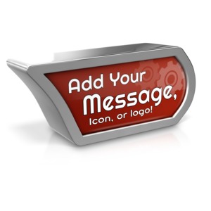 Custom Icon Marker Customizable PowerPoint clipart graphic preview.