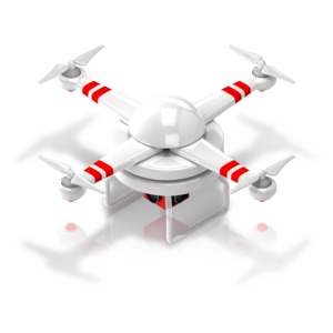 Drone Isometric Angle PowerPoint clipart graphic preview.