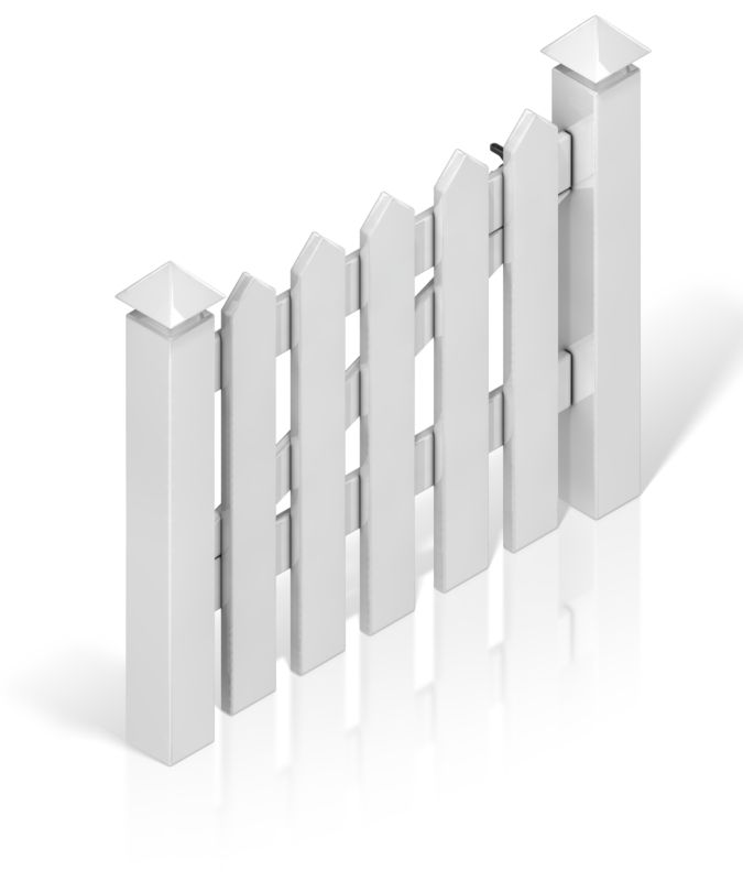 High-resolution clipart illustration of Picket Fence Gate, designed for corporate facility safety compliance, residential property access control, and physical security asset management.