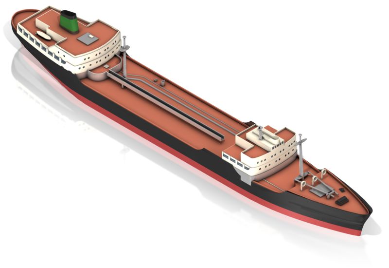 High-resolution clipart illustration of Tanker Ship, designed for global supply chain management, commercial freight logistics, and enterprise distribution operations.
