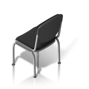 Metal Chair Back Isometric PowerPoint clipart graphic preview.