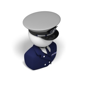 Captain Isometric PowerPoint clipart graphic preview.