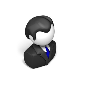 Businessman Isometric PowerPoint clipart graphic preview.