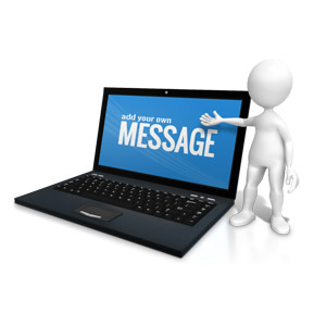 Figure by Custom Laptop Customizable PowerPoint clipart graphic preview.