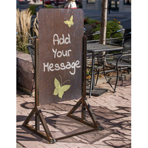 Outdoor Retailer Sign Custom Customizable PowerPoint clipart graphic preview.