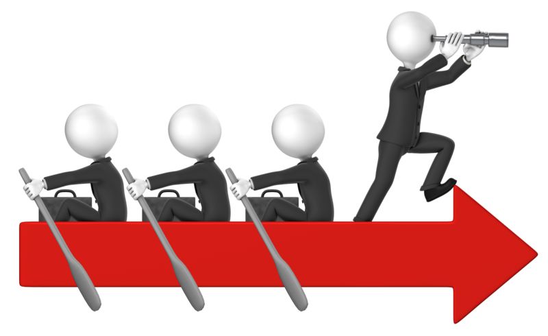 High-resolution clipart illustration of Business Men Row Arrow, designed for high-energy corporate team building, health and fitness promotions, and motivational athletic slide layouts.