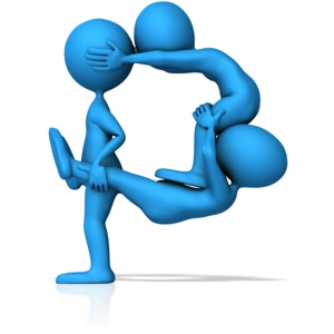 P Figures Alphabet Letter PowerPoint clipart graphic preview.