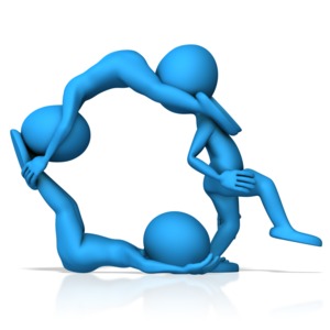 Q Figures Alphabet Letter PowerPoint clipart graphic preview.