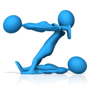 Z Figures Alphabet Letter PowerPoint clipart graphic preview.