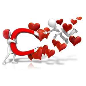 Love Attraction Male PowerPoint clipart graphic preview.