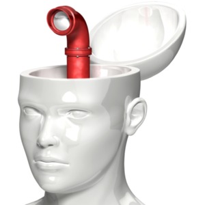 Open Head Periscope PowerPoint clipart graphic preview.