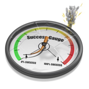 Gauge Needle Negative Customizable PowerPoint clipart graphic preview.
